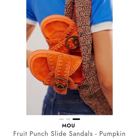 MOU Fruit Punch Slide Sandals Size 40 EU or 9.5 US NIB - Picture 11 of 14